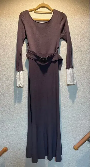 그레이 롱 니트 원피스 M 사이즈