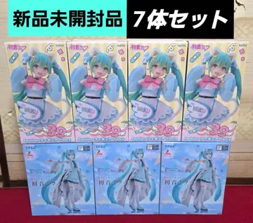 하츠네 미쿠 피규어 7개 세트 미개봉 새상품