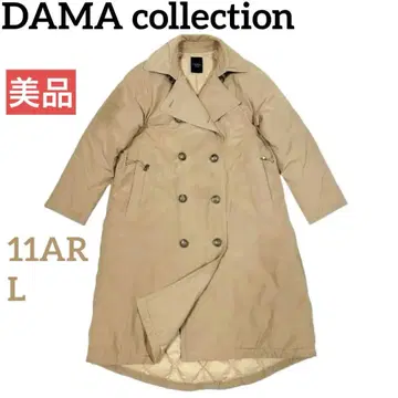 [새상품급] 다마컬렉션 롱 다운 코트 더블 베이지 L