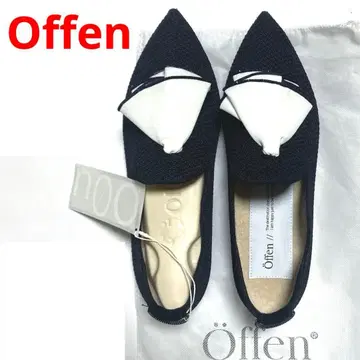 미착용 새상품 택 포함 새상품 offen 니트 펌프스 블랙