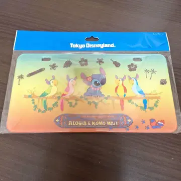 디즈니랜드 치키룸 스티치 사인 플레이트