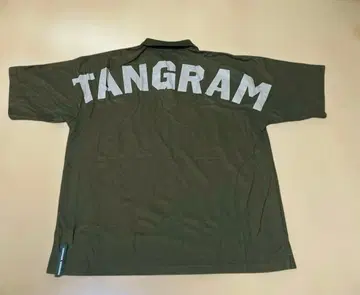 tangram 타그램 카키 XL 피케 셔츠 새상품급 하자품