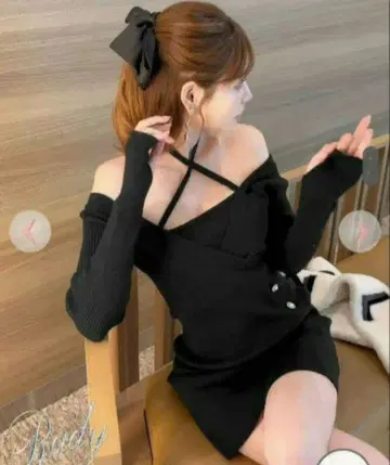 Rady 카슈쿨 니트 원피스 블랙 S 사이즈 인기 원피스