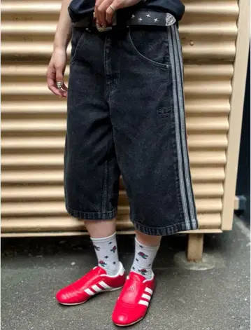 adidas 블랙 데님 28인치