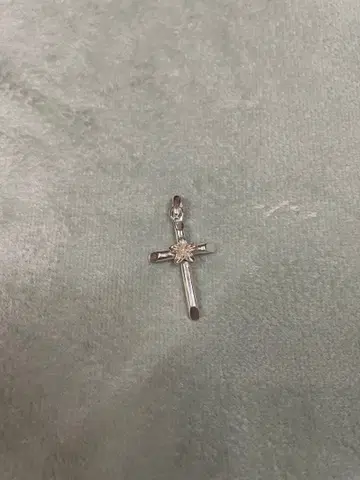 하와이안 주얼리 실버 십자가 참 소형