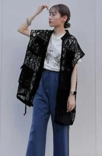 AMERI LACE WORKPOCKET VEST 베스트