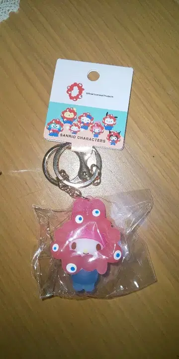 미야쿠미야쿠X마이멜로디 입체 마스코트 클리어 컬러 키링 MM