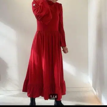 새상품급 보더스 앳 발코니 롱 원피스 하이넥