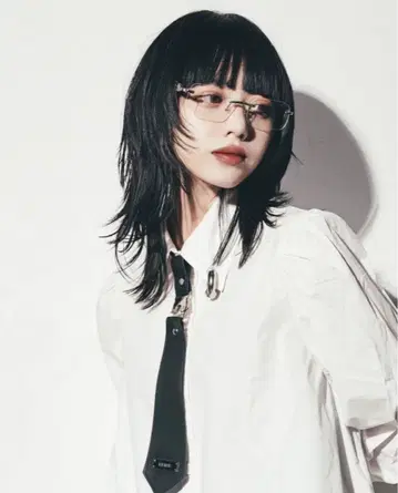 REINE square clear glasses