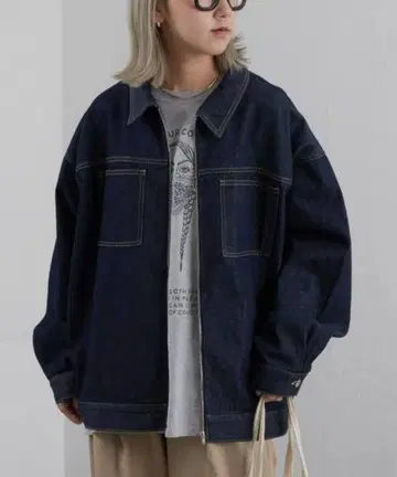 [ Niiiims ] 지퍼 숏 데님 자켓