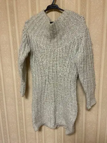 snidel 그레이 니트 원피스 긴팔