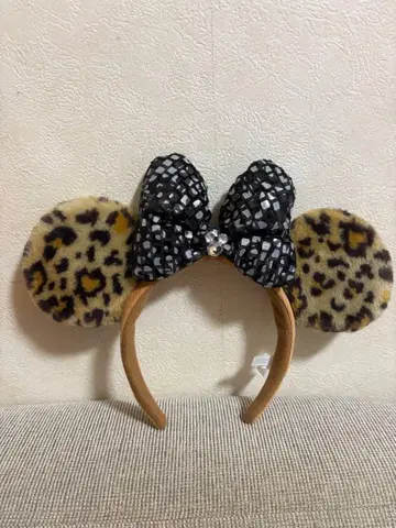 레오파드 무늬 머리띠 헤어밴드