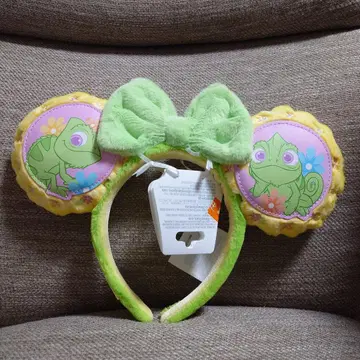 홍콩 디즈니랜드 라푼젤 파스칼 머리띠