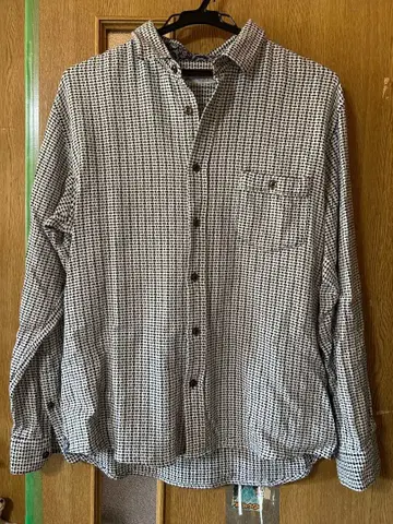 MEN'S MELROSE 체크 무늬 긴팔 셔츠