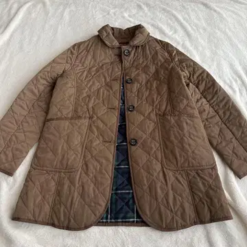 DECOY 데코이 퀼팅 자켓 베이지 세탁 가능