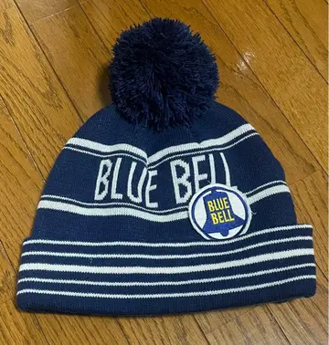 BLUE BELL 니트 모자 폼폼