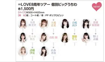 =LOVE 8th ANNIVERSARY PREMIUM TOUR 부채