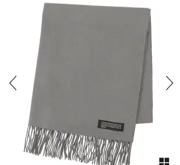 zucca 울 스톨 머플러 그레이