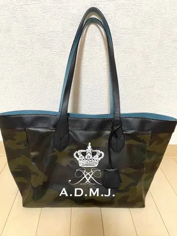 A.D.M.J. 카모 패턴 토트백