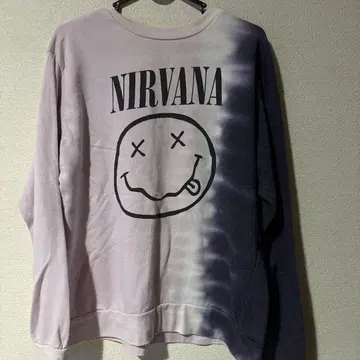 NIRVANA 스플래쉬 염색 긴팔 트레이닝복