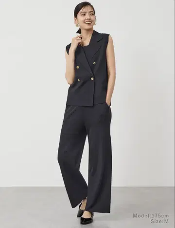 plst 레이온 블렌드 니트 팬츠