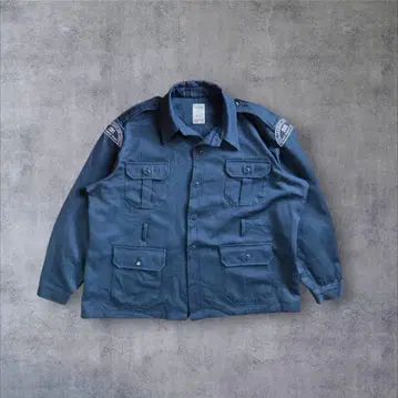 빈티지 구제 의류 캐나다군 카뎃 자켓 밀리터리 로얄 블루