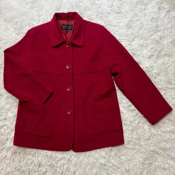 새상품급 선착순 플로리치 울 코트 L 사이즈 레드