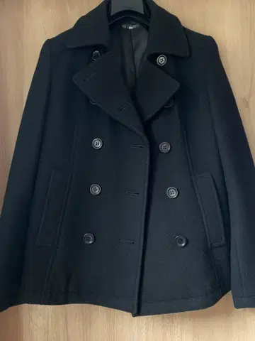 Johnette 블랙 피 코트 사이즈 3