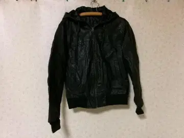 101437 MONO-MART 가죽 자켓 (양 100%) 블랙