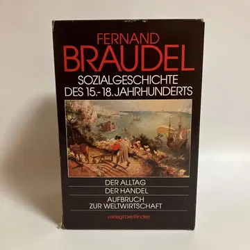 독일어판 페르낭 브로델 물질문명 경제 자본주의 15~18세기