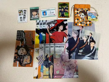 하이큐!! 캐릭터 굿즈 세트 파일 묶음 판매 카라스노 고교