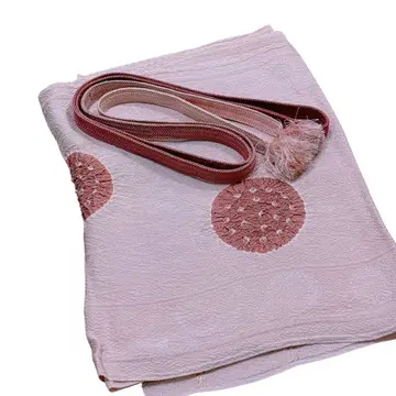 61 새상품급 일본 의류 허리띠 오비 장식 천 세트