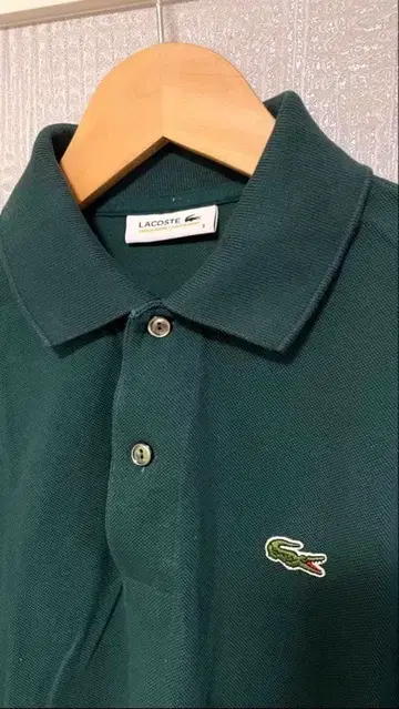 [일본제] LACOSTE L1212 그린 피케 셔츠