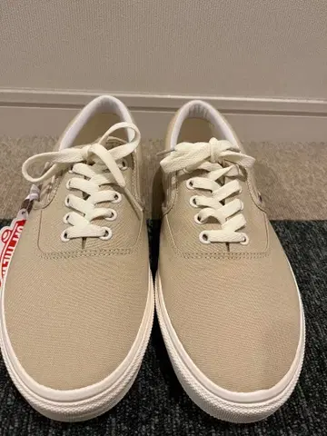 미사용 새상품 VANS erap 베이지 캔버스 스니커즈