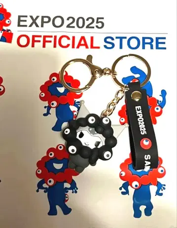 [새상품] 오사카 간사이 만박 입체 마스코트 스트랩 블랙 쿠로미