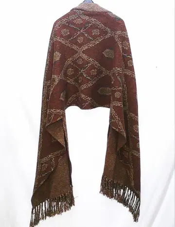 FUMIKA UCHIDA 프린지 자카드 스톨 후미카우치다