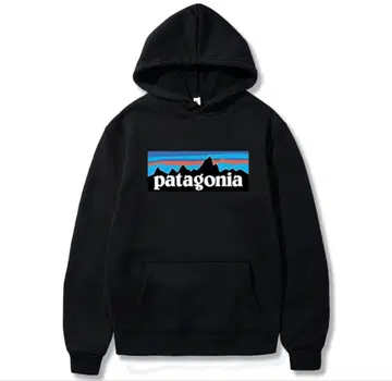 patagonia 블랙 후드 후드티
