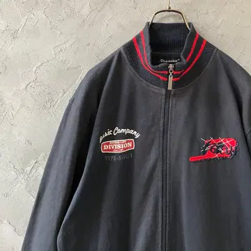 90s 자켓 풀 집업 와펜 소매 절개 구제 의류 IW27