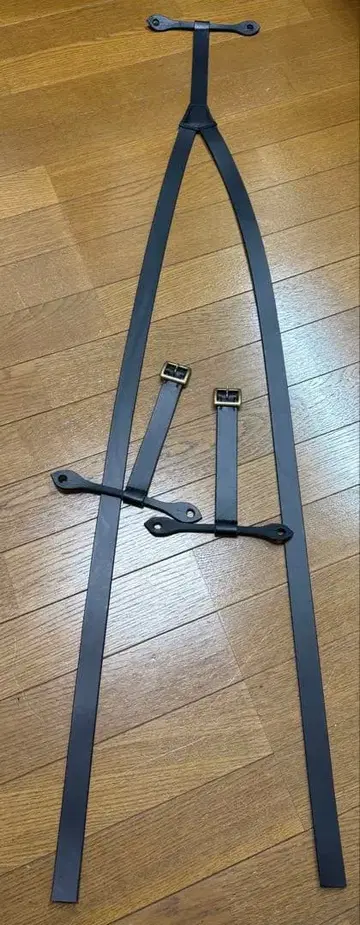 서스펜더 tcb 청바지 가죽 블랙 벨트 조정 가능