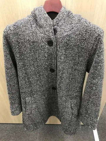 FASHION MESSAGE 후드 부착 여성용 코트