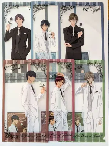 신 테니스의 왕자님 브라화 캐릭터 샷 클리어 파일 컬렉션 6종