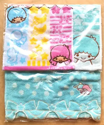 산리오 키키라라 핸드 타월&페이스타월 3장 세트 리틀트윈스타