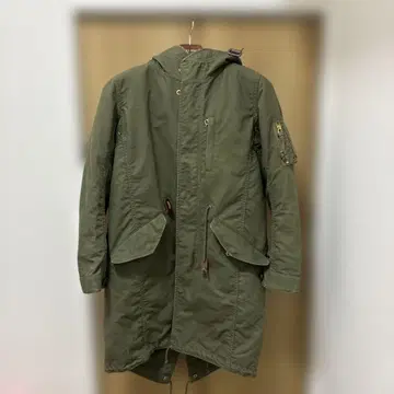 AMERICAN RAG CIE 후드 부착 모즈 코트 M 올리브