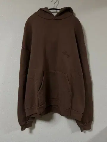 브라운 오버사이즈 후드티 Cherry Los Angeles