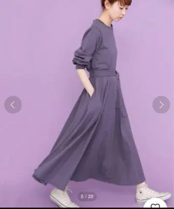 KBF 플레어 볼륨 티셔츠 원피스