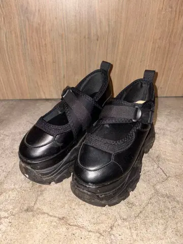 GRL 통굽 메쉬 벨트 스니커즈