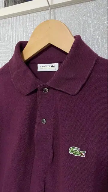[일본제] LACOSTE L1212 피케 셔츠 빨간색 계열