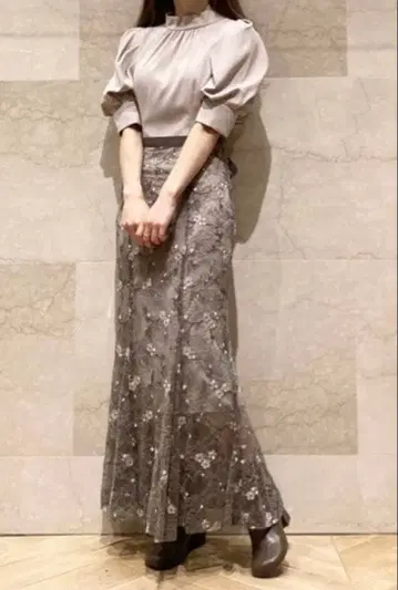 스나이델 원피스 스커트 셋업