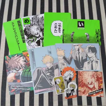 히로아카 바쿠고 히로아카전 원화전 카루타 메모리얼 컬렉션 스티커