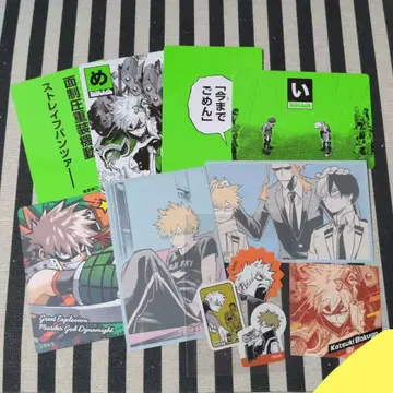 히로아카 바쿠고 히로아카전 원화전 카루타 메모리얼 컬렉션 스티커